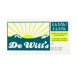 DeWitt's Diuretic & Bladder Pills
